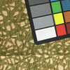 3.05 Yard Piece of Upholstery Fabric | Abstract Green Chenille with Beige | 54" Wide