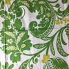 Alexandria Scroll Green / Off White  | Home Decor Fabric | Upholstery / Drapery | 54" Wide | By the Yard