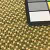 Raised Dots Beige / Green | Upholstery Fabric | 54" Wide | By the Yard