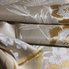 Floral Beige / Tan / Gold | Drapery / Upholstery Fabric | 54" Wide | By the Yard