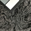 Heather Black Loose Weave Stretch Knit Fabric