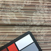 Floral Over Stripes Brown / Beige / Tan | Drapery / Upholstery Fabric | 54" Wide | By the Yard
