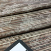 Floral Over Stripes Brown / Beige / Tan | Drapery / Upholstery Fabric | 54" Wide | By the Yard