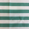 Green and White Stripes | Home Decor Fabric | Upholstery / Drapery | 54" Wide | By the Yard