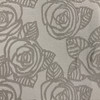 Solid Beige Embossed Roses | Upholstery Fabric | 54" Wide | By the Yard