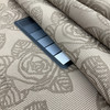 Solid Beige Embossed Roses | Upholstery Fabric | 54" Wide | By the Yard