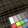 Windowpane Plaid Black / Off White  | Upholstery Fabric | 54" Wide | By the Yard