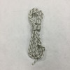 20.8 Yard Piece of Safety Rope | White with Black Lines  |  11 mm |  By the Piece | Remnant 227