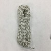 20.8 Yard Piece of Safety Rope | White with Black Lines  |  11 mm |  By the Piece | Remnant 227