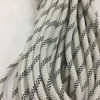 25.8 Yard Piece of Safety Rope | White with Black Lines |  11 mm |  By the Piece | Remnant 231