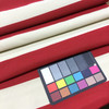 Red and Beige Wide Stripes | Cabana Stripe in Toma by BELLA-DURA | Latex Backed | Indoor / Outdoor Fabric | WATER RESISTANT | 54" Wide | BTY