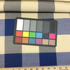 Blue and Beige Check Plaid | Hatteras by BELLA-DURA | Indoor / Outdoor Fabric | WATER RESISTANT | 54" Wide | BTY