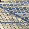 Geometric Diamonds Blue / White | Johnston in Stonewash Denim by BELLA-DURA | Indoor / Outdoor Fabric | WATER RESISTANT | 54" Wide | BTY