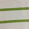 Citron Green and White Stripes | Porter Stripes in Lime by BELLA-DURA | Latex Backed | Indoor / Outdoor Fabric | WATER RESISTANT | 54" Wide | BTY