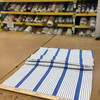 Blue and White Stripes | Porter Stripes in Stonewash Denim by BELLA-DURA | Latex Backed | Indoor / Outdoor Fabric | WATER RESISTANT | 54" Wide | BTY
