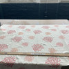 Red Embroidered Coral | Upholstery Fabric | Regal Fabrics | 54" Wide | By the Yard