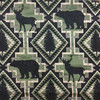 Larzmont Pine | Wildlife | Green / Black  | Upholstery Fabric | Regal Fabrics | 54" Wide | By the Yard