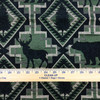 Larzmont Pine | Wildlife | Green / Black  | Upholstery Fabric | Regal Fabrics | 54" Wide | By the Yard