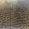 Brown Reptile Faux Leather | Outback Coffee by Regal Fabrics | Vinyl Upholstery Fabric | 54" Wide | By the Yard