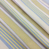 Pastel Stripes in Yellow / Purple / Blue / Off White | Home Decor Fabric | 54" Wide | By the Yard
