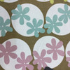 Modern Spring Floral | Brown / Purple / Green / Blue | Home Decor Fabric / Drapery | 54" Wide | By the Yard