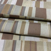 7.05 Yard Piece of Contemporary Geometric Browns / Taupes | Upholstery Fabric | 54" Wide | By the Yard