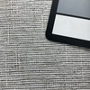 Light Gray and White Textured Weave | Yolo in Cement by Richloom | Heavy Upholstery Fabric | 54" Wide | By the Yard