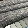 Variegated Slub Weave | Blue / Gray / White | Heavy Upholstery Fabric | 54" Wide | By the Yard