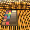 Textured Stripes Brown / Green / Gold | Upholstery / Slipcover Fabric | 54" Wide | By the Yard