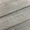 Diamond Geometric Gray / Beige | Upholstery / Slipcover Fabric | 54" Wide | By the Yard
