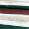 5 Yard Piece of Stripes in Green / Red / White  | Upholstery Fabric | 54" Wide | By the Yard