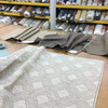 Randwick in color Fawn | Diamond Geometric Slub Weave | Taupe / Beige | Heavyweight Upholstery / Slipcover Fabric | 54" Wide | By the Yard