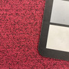 Mottled Red with Black Microfiber | Medium Weight Upholstery Fabric  | 54" Wide | By the Yard | Durable