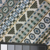 Seminole in color Treasure | Geometric Stripes | Blue / Brown / White | Heavyweight Upholstery / Slipcover Fabric | Jacquard | 54" Wide | By the Yard