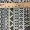 Seminole in color Treasure | Geometric Stripes | Blue / Brown / White | Heavyweight Upholstery / Slipcover Fabric | Jacquard | 54" Wide | By the Yard