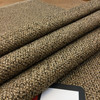 Mottled Tan and Black Pebbled Weave | Heavyweight Upholstery / Slipcover Fabric | 54" Wide | By the Yard