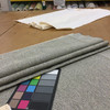 Decorative Weave in Grey / Off-White | Heavyweight Upholstery / Slipcover Fabric | 54" Wide | By the Yard