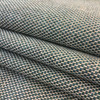 Teal Blue and Beige Basketweave | Heavyweight Upholstery Fabric  | 54" Wide | By the Yard | Durable