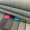 Teal Blue and Beige Basketweave | Heavyweight Upholstery Fabric  | 54" Wide | By the Yard | Durable