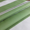 4.5 Yard Piece of Green / Beige Wide Stripes | Indoor / Outdoor Fabric | Upholstery / Drapery | 54 Wide | By the Yard