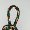 WATER SAFETY ROPE | 3/8" | BLACK W/ RED,GOLD,GREEN TRACER | Sold by the linear foot |
