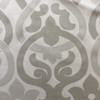 1.75 Yard Piece of Chic Damask in Gray and White | Upholstery / Drapery Fabric | 54" Wide | BTY