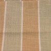 3 Yard Piece of Gold and Green Stripe Fabric By P.Kaufmann