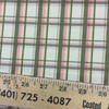 Traditional Plaid Yellow / Pink / Brown | Upholstery / Slipcover Fabric | 54" Wide | By the Yard