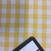 Allegro in Yellow | Heavy Weight Upholstery Fabric | Canvas Check in Yellow / White | 54" Wide | By the Yard