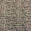 Kuba in Saddle | Jacquard Upholstery Fabric | Maze Geometric in Tan / Brown | 54" Wide | By the Yard