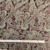 Liza in Rouge | Jacquard Upholstery Fabric | Jacobean Floral in Red / Blue / Gold | 54" Wide | By the Yard