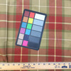 Winchester in Acorn | Medium Weight Upholstery Fabric | Tartan Plaid in Red / Green / Beige | 54" Wide | By the Yard