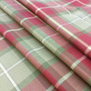 Winchester in Acorn | Medium Weight Upholstery Fabric | Tartan Plaid in Red / Green / Beige | 54" Wide | By the Yard