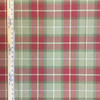 Winchester in Acorn | Medium Weight Upholstery Fabric | Tartan Plaid in Red / Green / Beige | 54" Wide | By the Yard